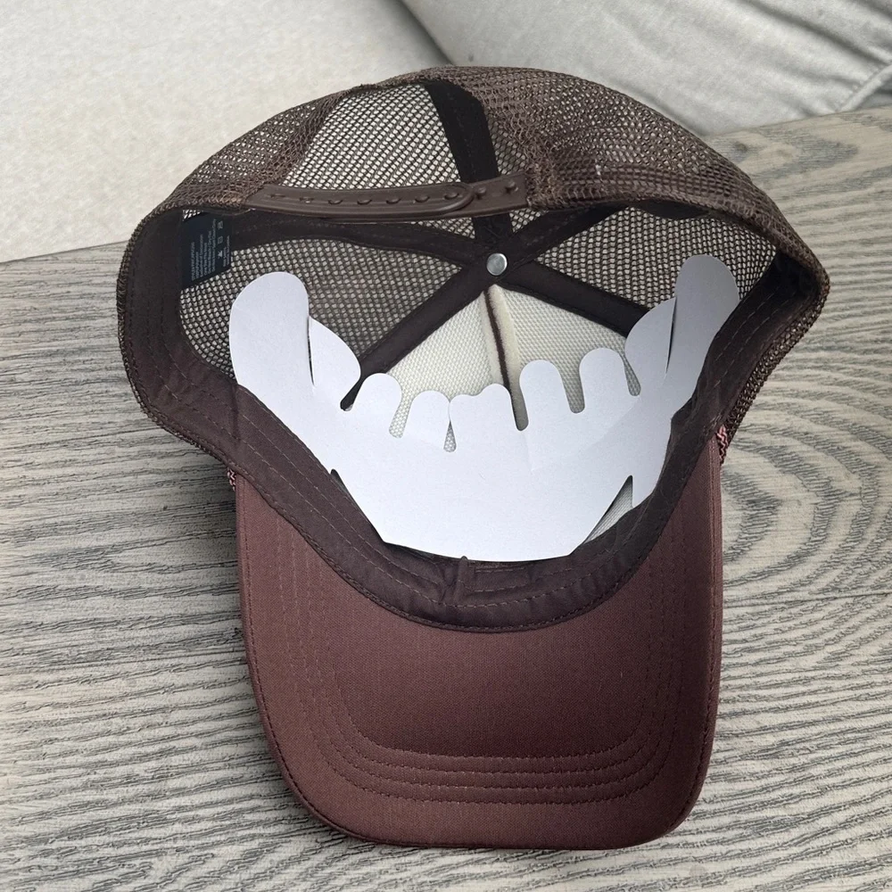 Brown 'coffee run' Trucker Hat